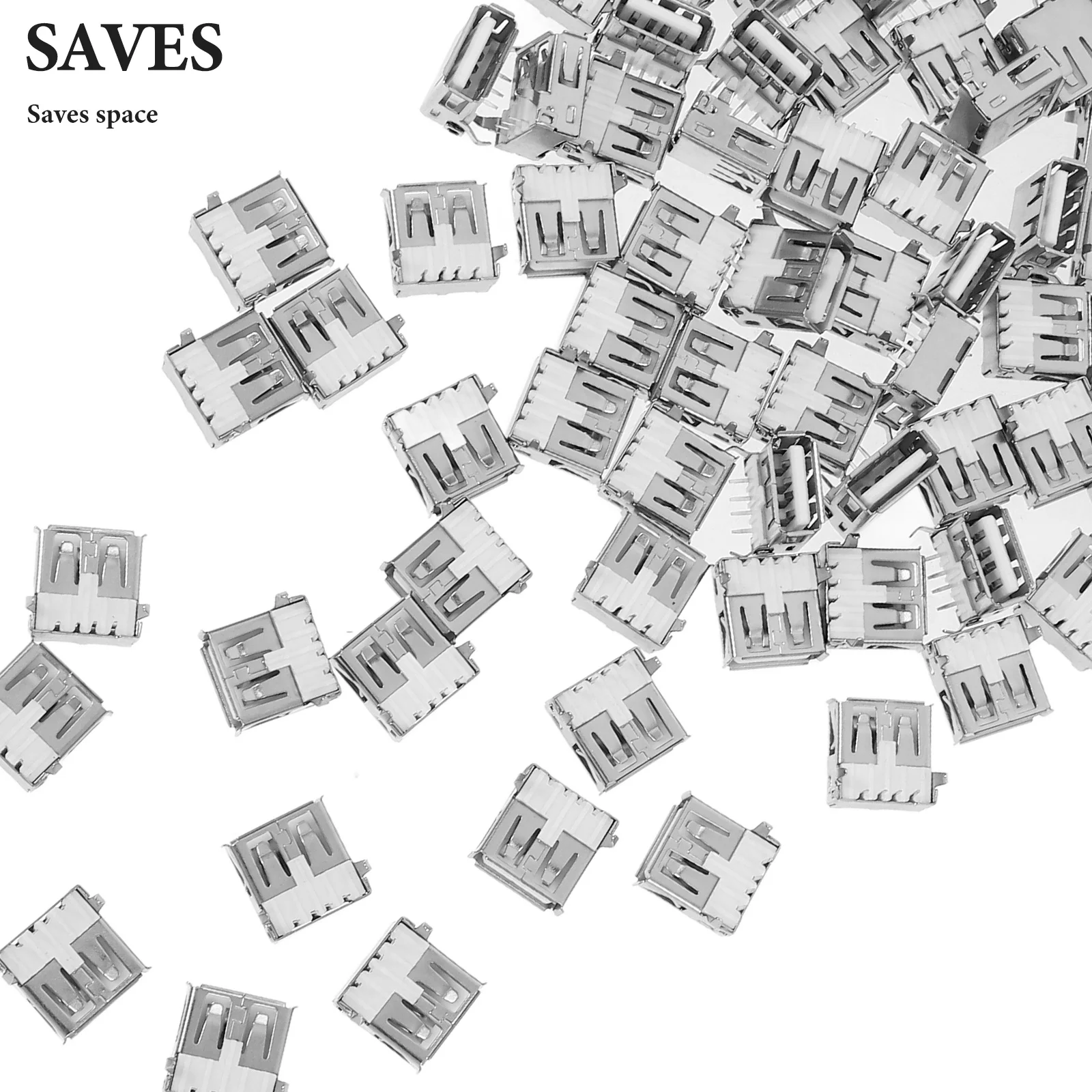 100 pz 90 Sostituzione Femmina Porta Usb Presa Adattatore del Connettore Per La Saldatura Riparazione Adattatore Usb Progetti di Riparazione di Saldatura