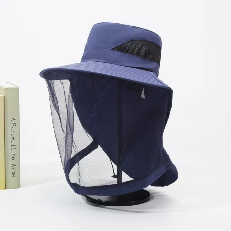 Outdoor Sun Protection Hat, UV Resistant, Men's and Women's Mesh Face Mask, Breathable, Bee Proof, Insect Proof, Beekeeping Hat