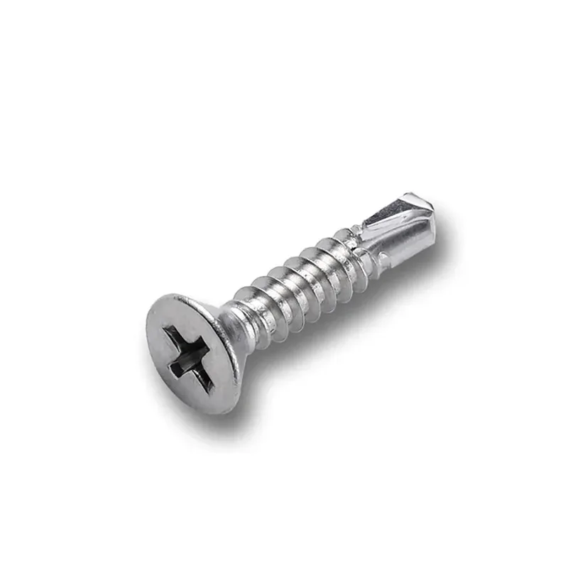 

304 Stainless Steel Countersunk Head Self Drilling Screw M3.5-M5.5 Phillips Flat Head Tek Screw