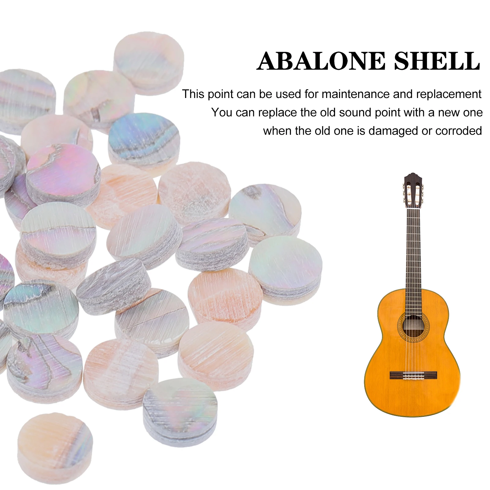 

40pcs Guitar Bass Side Dot Marker Durable Fingerboard Position Inlay Dot For Fretboard Luthier Repair Accessories Instrument