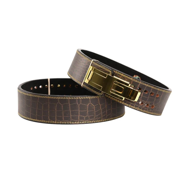 High quality hot sale sbd weight lifting power leather lever belt