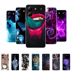 For ZTE Blade A54 4G Case A 54 Bumper Soft TPU Cartoon Protective Silicone Back Cover for ZTE Blade A54 Coque BladeA54 Fundas