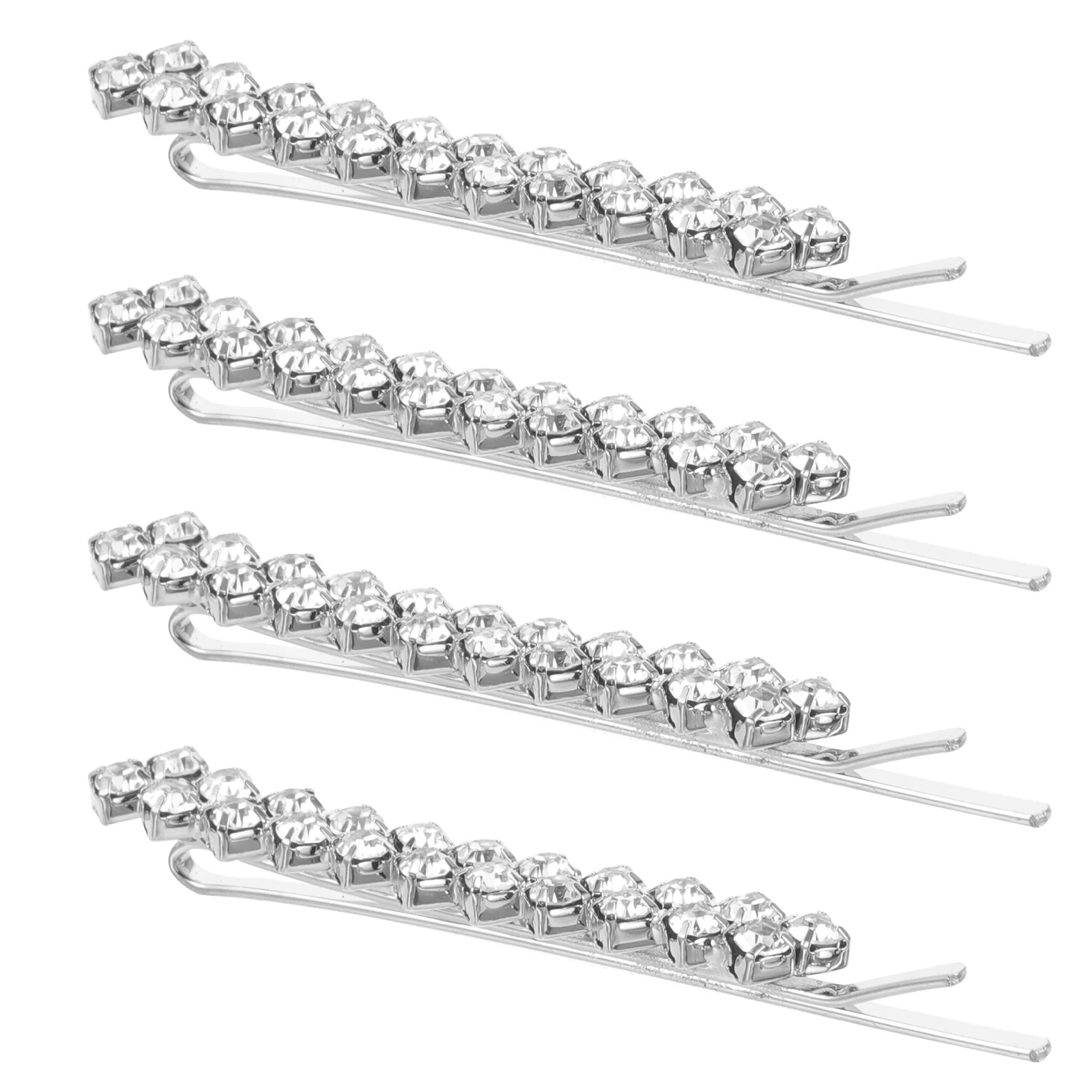 Rhinestone Bobby Pins คริสตัล Hairpin งานแต่งงานตกแต่งคลิปอุปกรณ์เสริมสําหรับ Gold Trim