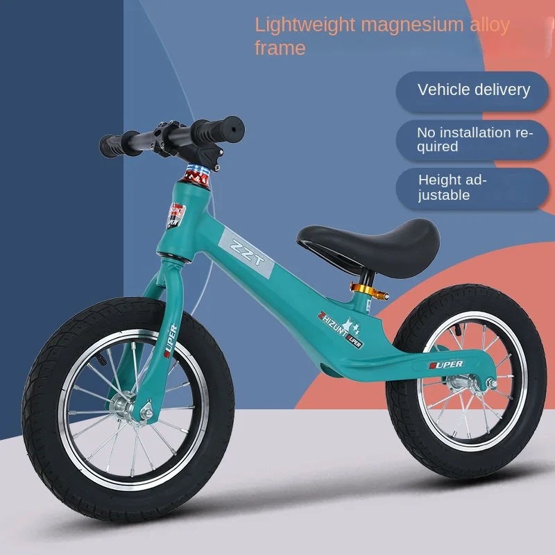 Lazychild Kinderen Scooter 2-6 Jaar Oude Magnesium Legering Speelgoed Yo Auto 12Inch Kinderen Comfortabele Balans auto Dropshipping