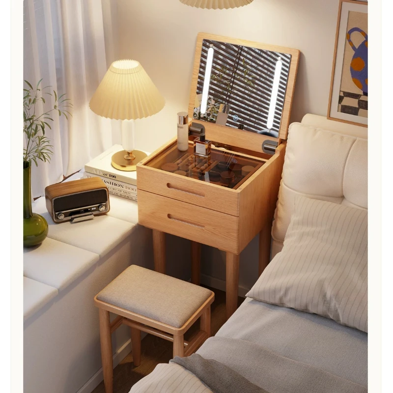 CX Solid Wood Mini Dresser Small Bedroom Modern Simple Bedside Table