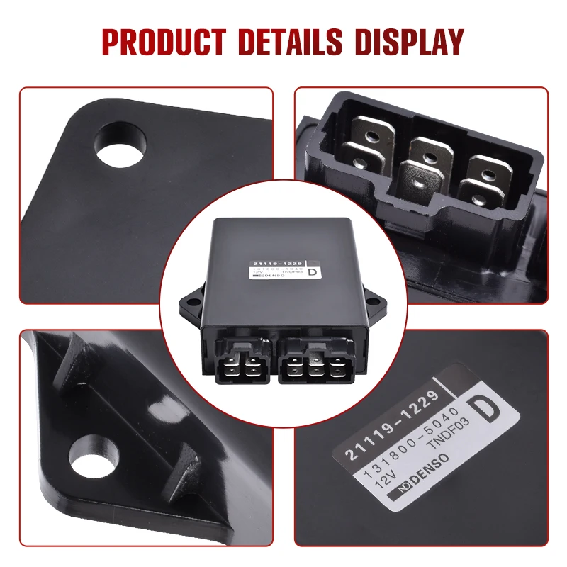 

21119-1313 мотоциклетное цифровое зажигание CDI ECU, блок зажигания, стартер, воспламенитель для Kawasaki Zephyr ZR400 1989-1993 1992 ZR 400