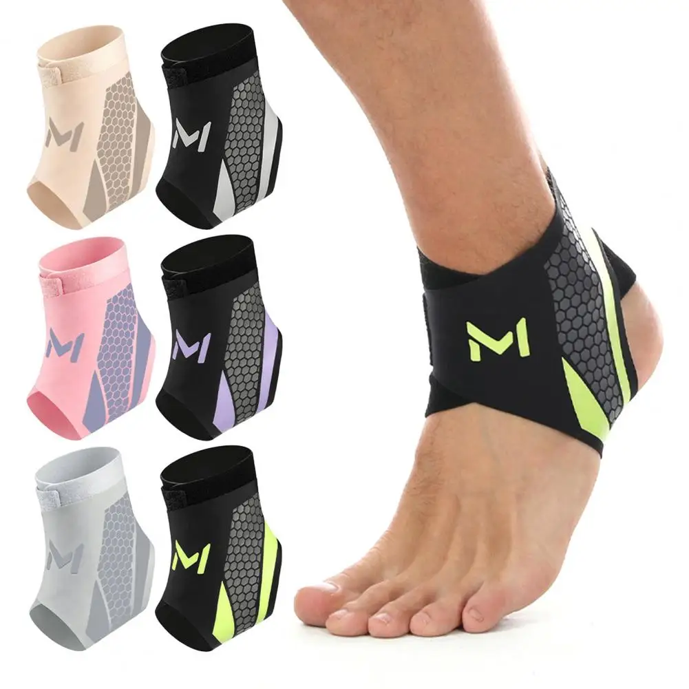 Ankle Support Brace Compression Foot Sleeve 1 or 2 Pcs Ankle Brace Support Sleeve for Men Women Sprained Ankle for Plantar