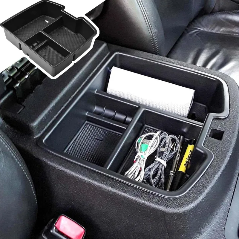 Console Organizer Compatible with 2007-2014 GMC Sierra 2500 3500/Chevy Silverado 2500 3500/Tahoe/Yukon XL/Suburban 1500 & 07-13