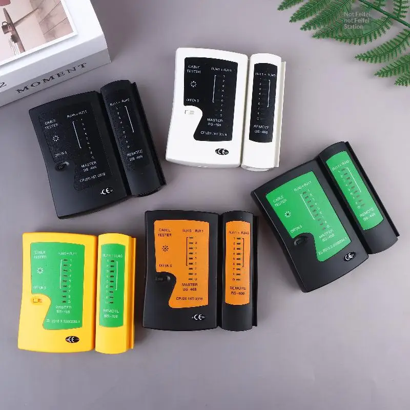468 Network Ethernet Cable Tester UTP/STP Shielded Cable And Telephone Line Connectivity Check Tool - Network Testing Tool