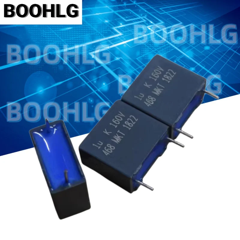 20PCS MKT468 160V 1.0uF 1u0 1UF 105 Polypropylene MKT Film Capacitor 10MM