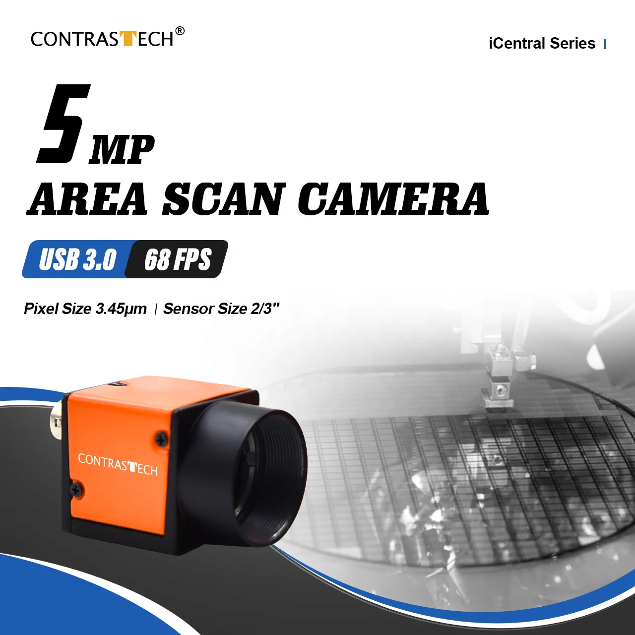 C# Sample Provided IMX264 5mp USB 3.0 Module ANPR Cameras for License Plate Recognition ICt9SM/CU50A-Pro