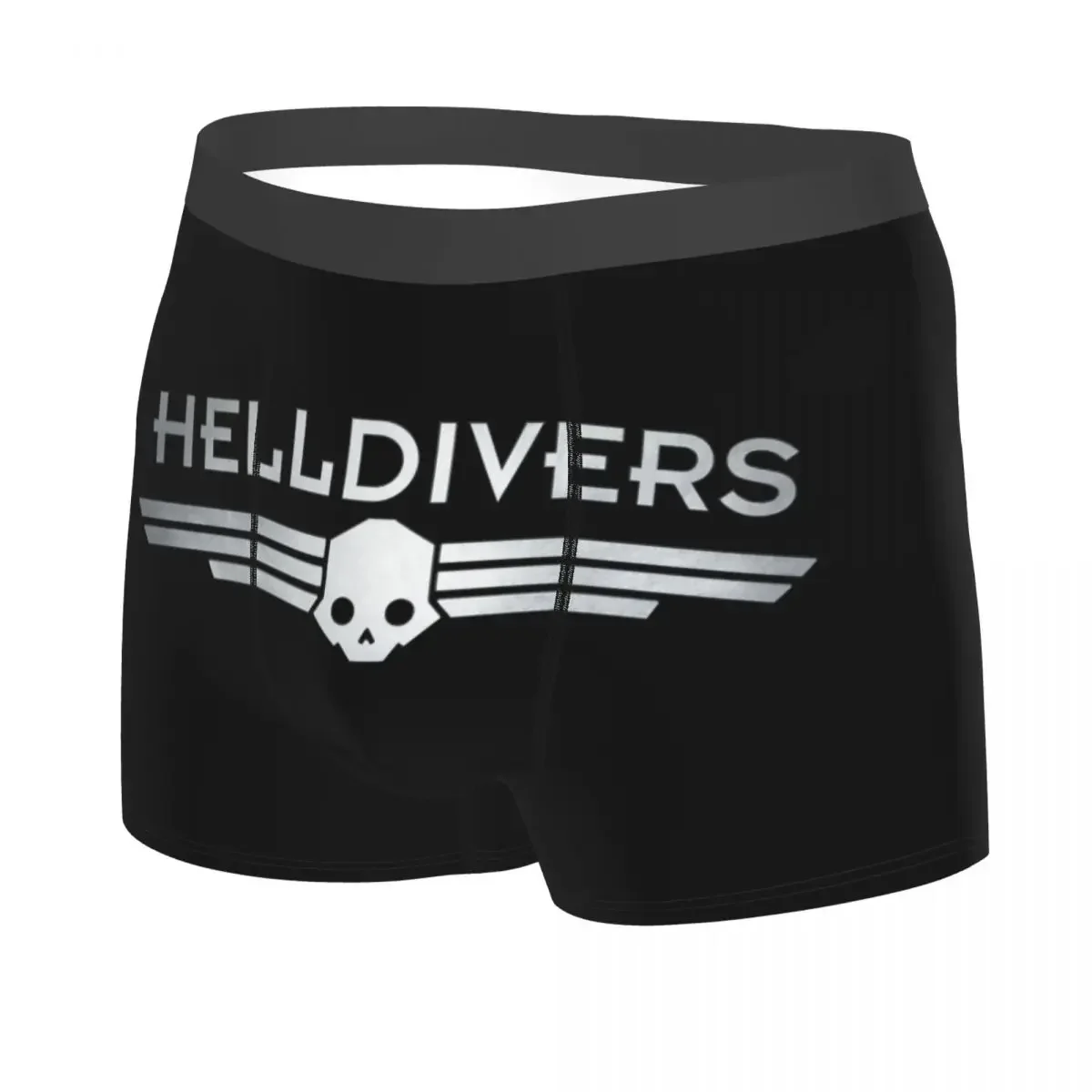 Male Cool Hot Game Helldivers Underwear Boxer Briefs Stretch Shorts Panties Underpants