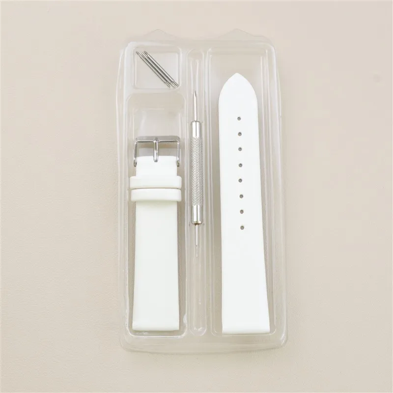 Leather Watch strap soft Watch Straps for Men Women Silm Watch strap 8mm 10mm 12mm 14mm 16mm 18mm 20mm 22mm 24mm image 5