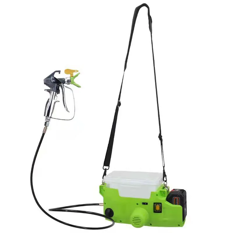 New electric high power Backpack Handheld Airless Sprayer Lithium Battery Professional High Voltage Paint spray gun Machine