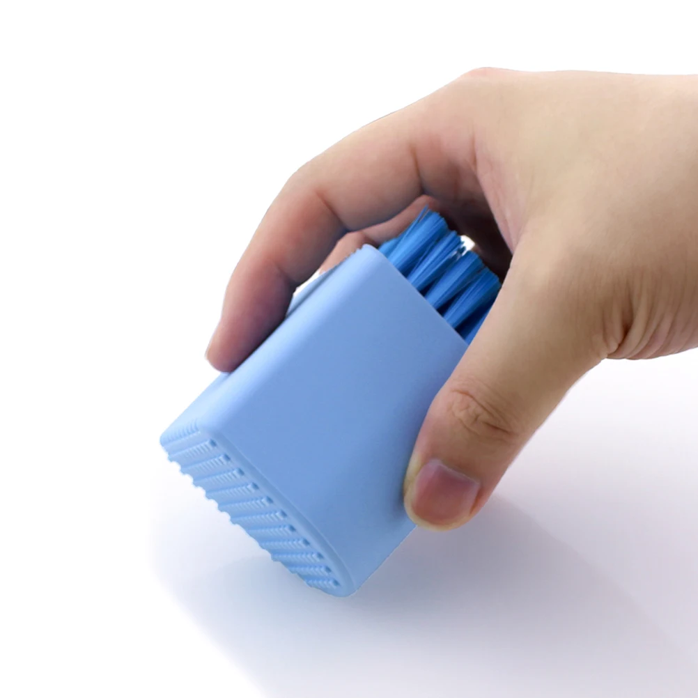 

Creative Shoe Cleaning Clothes Washing Scrubbing Silica Gel Blue Small Removable Brush Durable Wear Resistant Ergonomic Handle