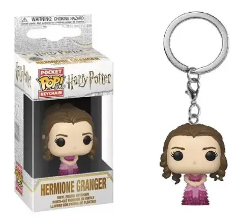 Funko POP Keychain Toy Hermione Granger Dobby Dumbledore Malfoy Ginny Ron Hedwig Snape Voldemort Luna Pocket Pop Key Ring Toy view 6