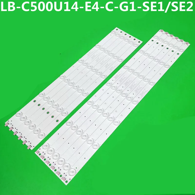 

5TV=60PCS LED Backlight Strip For SVJ500A33 LB-C500U14-E4-C-G1-SE2/SE1 50D2000 50D3000 50U3 UD50D7200I LE50C51S LE50C51S-UD