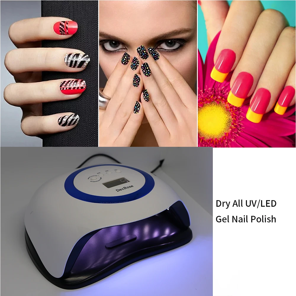 168 واط 42 المصابيح مسمار تجفيف مصباح للتقليم المهنية Led الأشعة فوق البنفسجية تجفيف مصباح مع الاستشعار التلقائي أدوات معدات صالون الأظافر الذكية