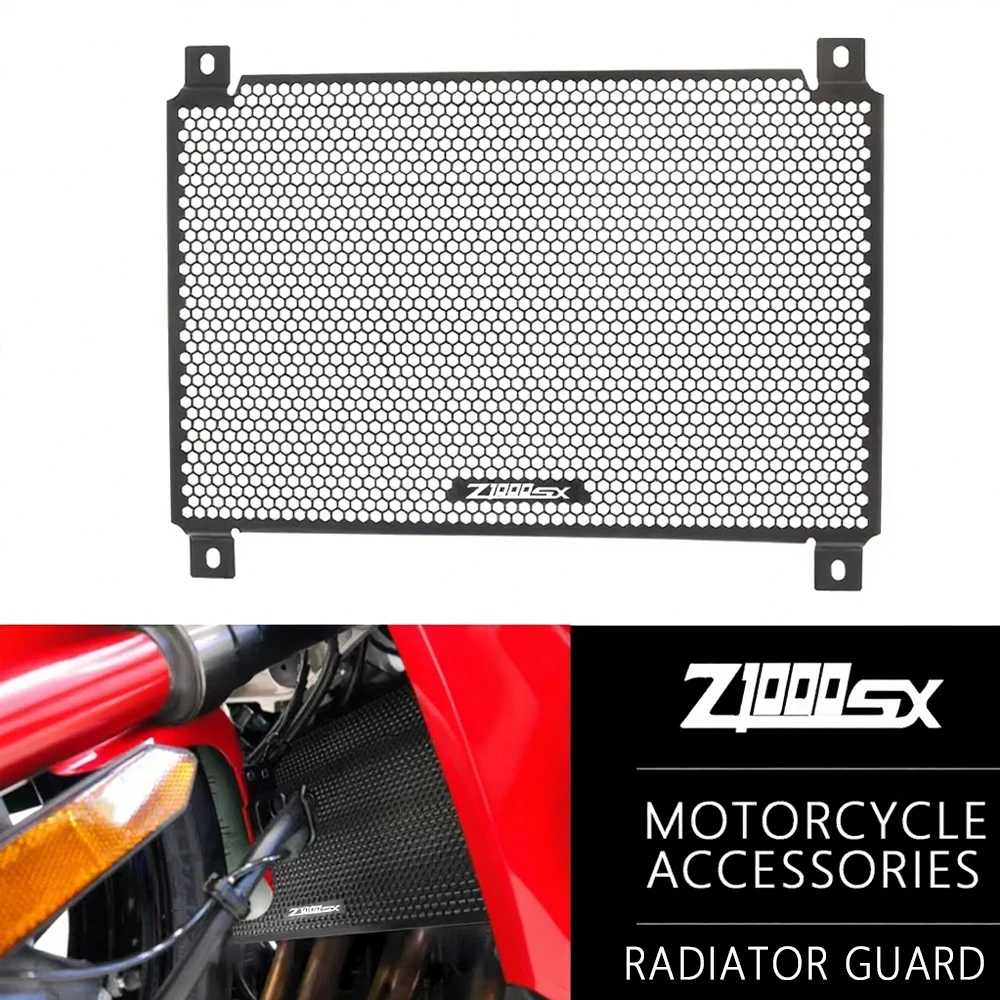 

Radiator Guard Grill Cover Oil Cooler Bezel Protector FOR Kawasaki Ninja 1000SX 2020 2021 2022 2023 2024 Water Tank Ninja1000SX