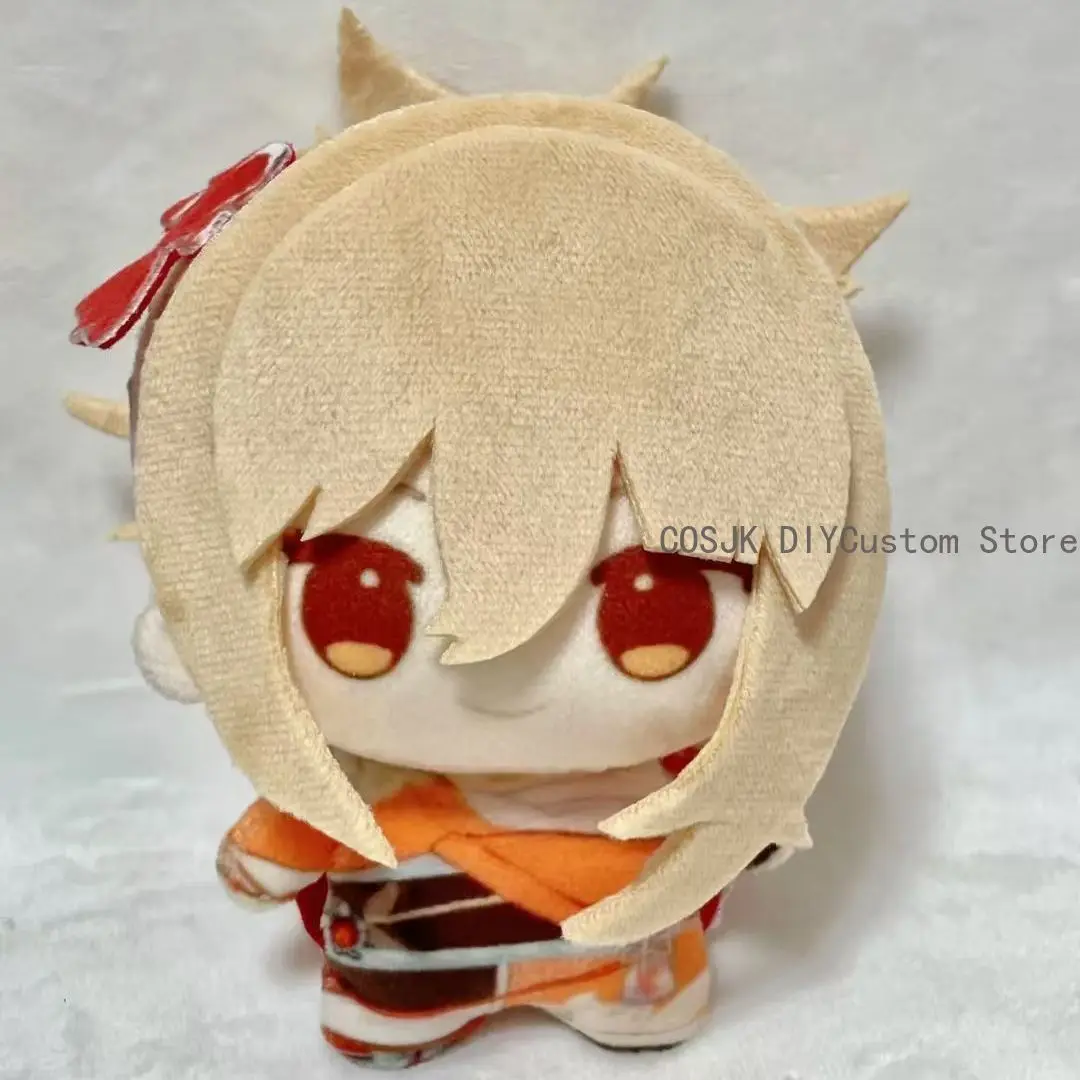 10CM Game Genshin Impact Qiqi Furina Shenhe Albedo Neuvillette Cute Body Maumet Puppet Plaything Pendant Keychain Mascot Plushie