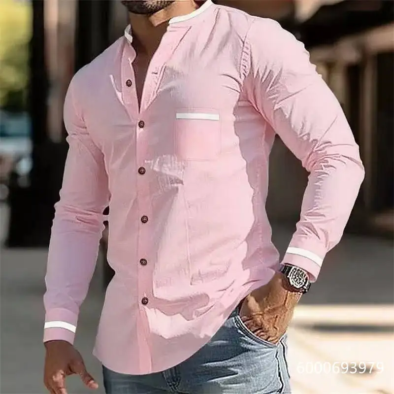 Рисунок 5 - 2025 Мужской кардиган с воротником-стойкой и карманами