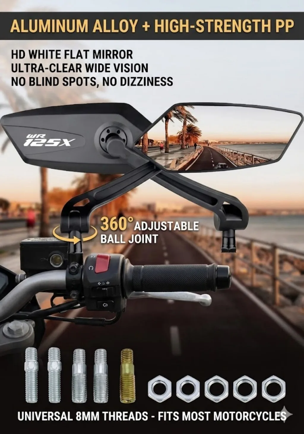 Motorcycle Rear Vie…