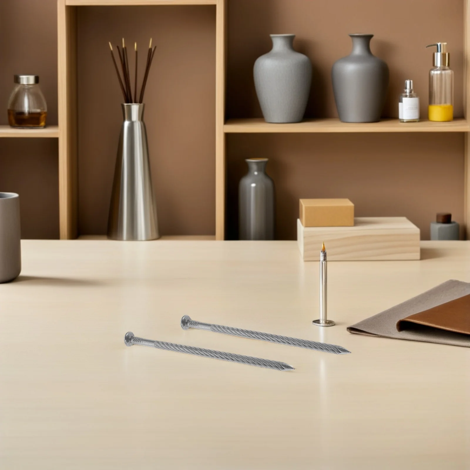 

25Pcs Garden Spiral Stakes Stainless Steel Spiral Ground Spikes Heavy Duty Landscape Turf Securing Paver Nails