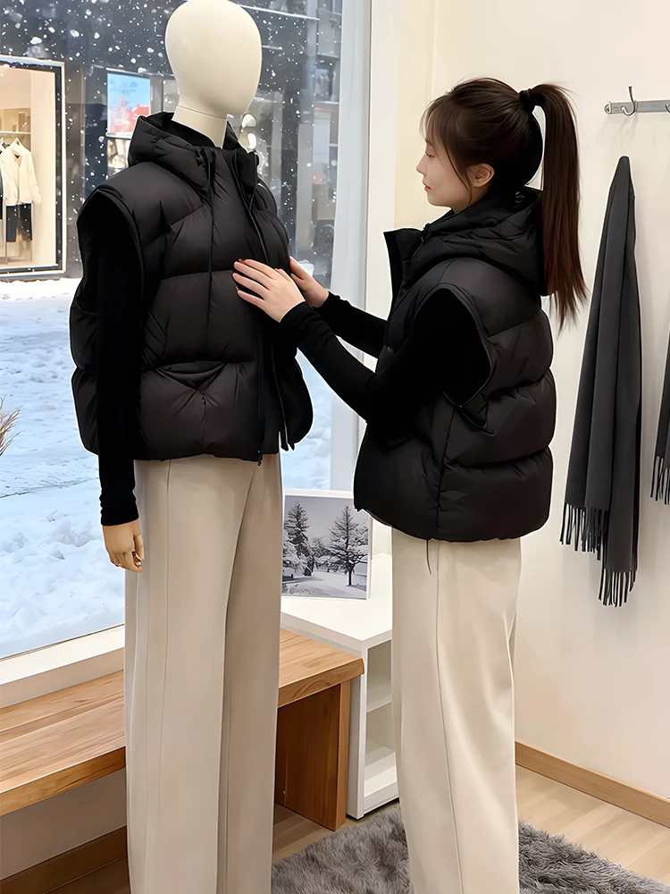 

Faionable Korean Sle Women's Cotton Jaet Warm Design Slimming Winter Clothes High-End Feeling Small ence Trendy