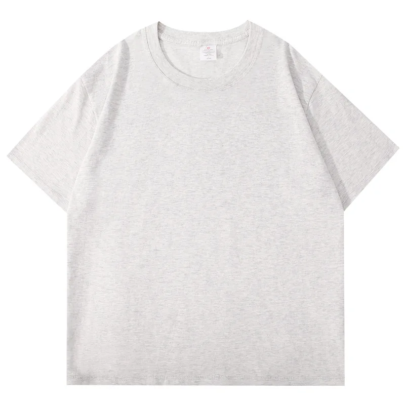 Heavyweight Cotton T Shirt for Men Women Plain White Tee Breathable Soft Oversized Casual Loose Fit