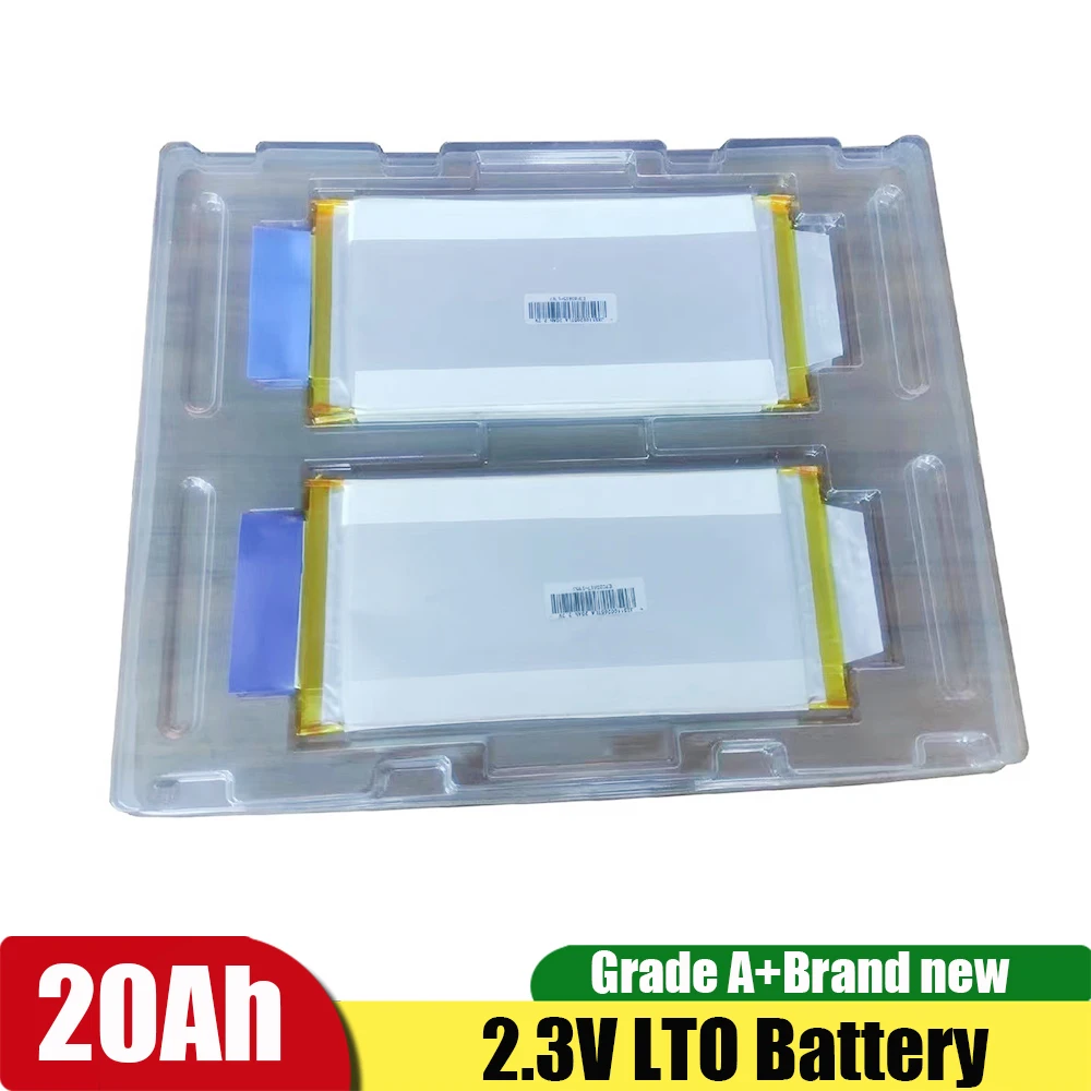 6 pezzi LTO 2.4V 25Ah 50C 1250A per 12V 24V litio titanato 2.3V batteria potenza 14.4V EV Golf Cart ciclo di lunga durata