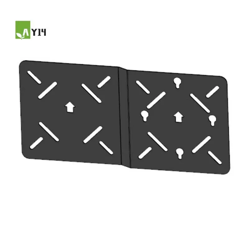 AY14 -Moun Bracket For NUC 13 Pro/ 12 Pro/ 11 Pro/ 10/ 8/ 7/ 6/ 5 Mini PC VESA Mount Monitor Extension Plate Bracket