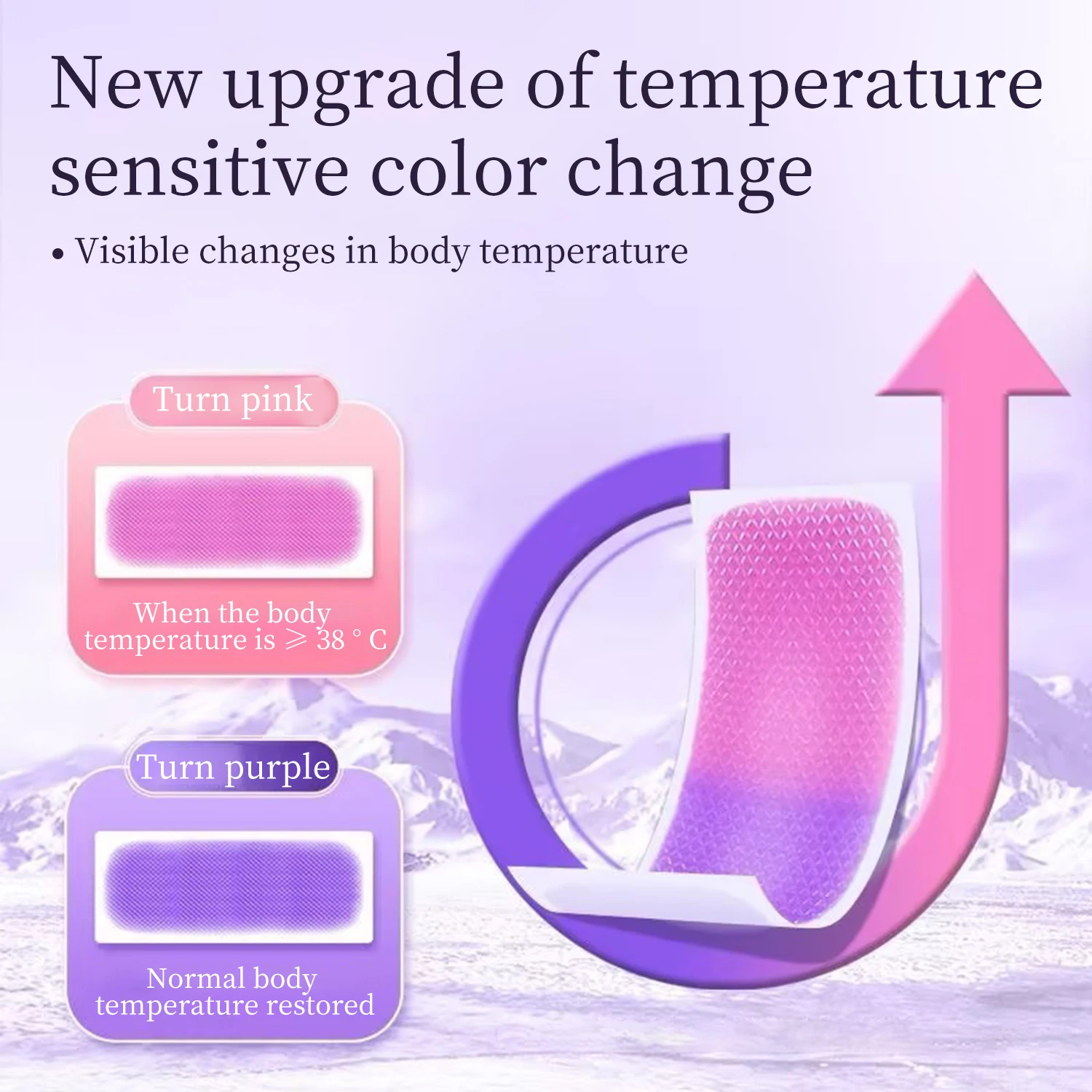 Fever cooling patch, Ice cooling sticker, student heatstroke prevention & cooling tool, cold compress sticker, antipyretic patch