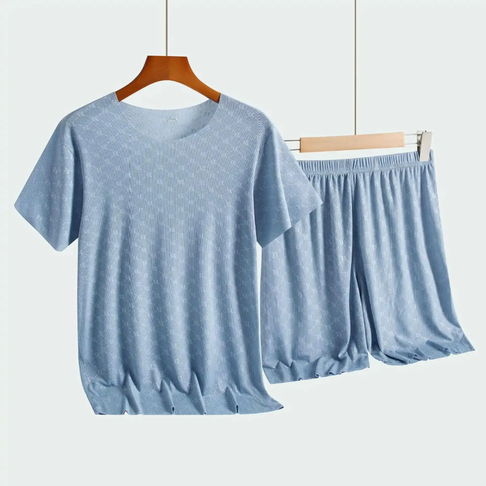 men's-summer-pajamas-homewear-set-printed-ice-silk-t-shirt-short-sleeve-comfortable-breathable-sleepwear-for-men