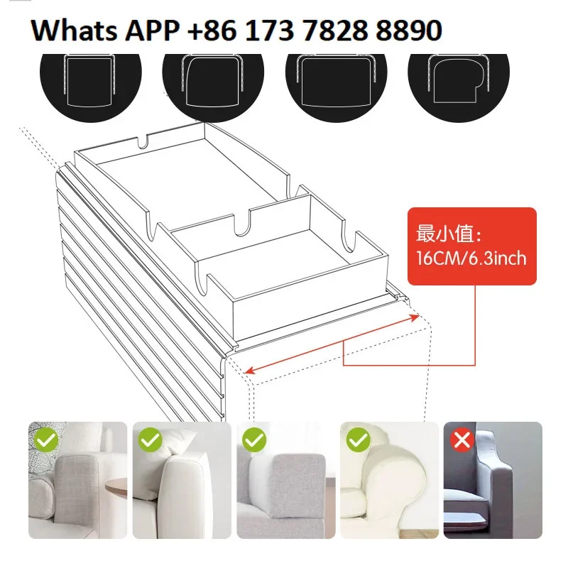 Amazon Sofa Getränkehalter Tablett Getränke Kaffee Silikon Sofa Untersetzer Armlehne Tisch Multifunktionale Aufbewahrungsbox