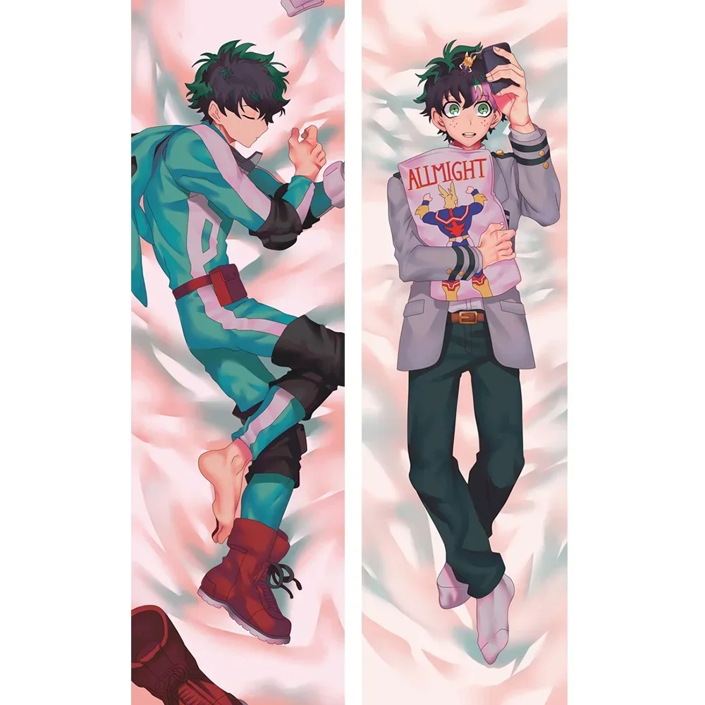 Midoriya Izuku My Hero Academia Anime Pillow Case Dakimakura Waifu Body Decorative Pillows Cover Boku No Hero Cushion for Otaku