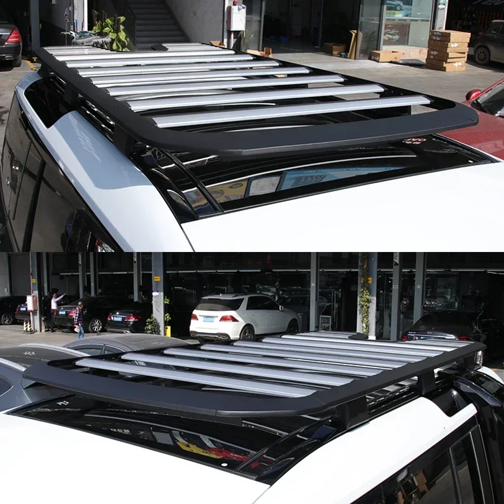 2020 랜드로버 디펜더용 오프로드 4x4 자동차 부품 스틸 크롬 루프랙 (차량용 루프 수화물 액세서리)