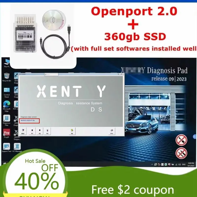 

Xentry 2023.12 Новое диагностическое программное обеспечение, удаленная установка с тактической открывкой 2,0, инструмент для настройки чипа ECU, инструмент для сканера OBD 2, инструмент OBD2