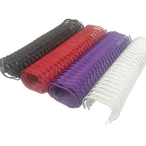 38,1 MM 10 Uds Metal YO doble bobina calendario encuadernación cuaderno resorte libro anillo alambre O encuadernación A4 carpetas doble alambre carpeta anillos