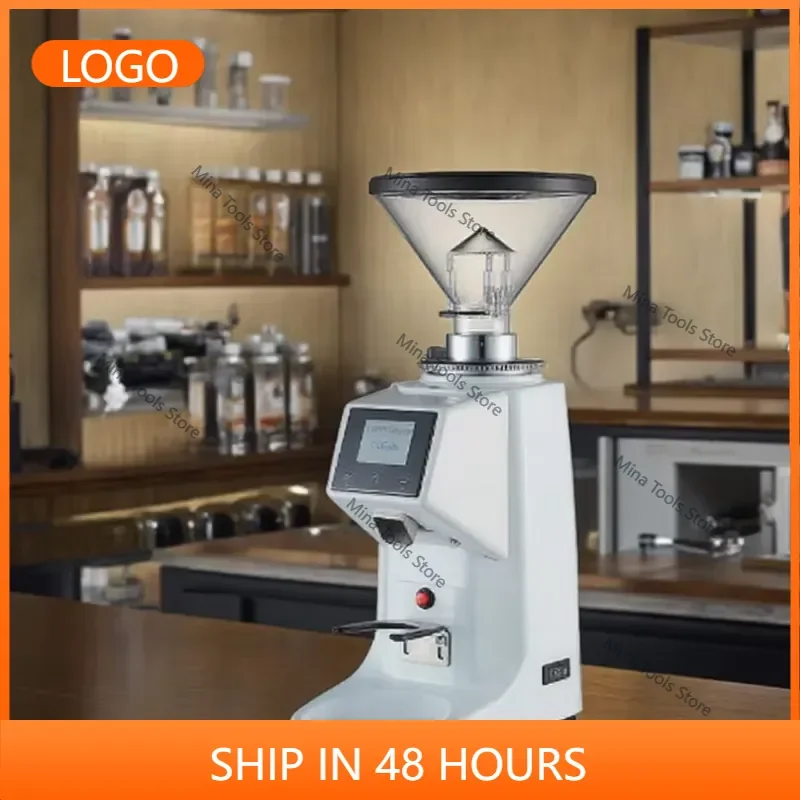 Professional Automatic Adjustable Setting Electric Coffe Titanium Conical Burr 64 Espresso Coffee Grinder