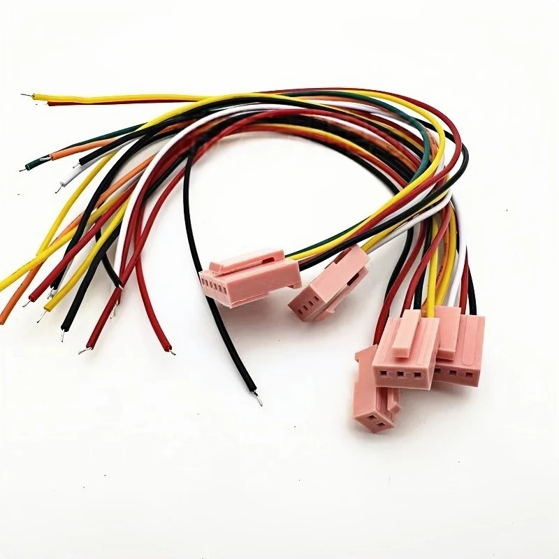 

1PCS CH2.5 terminal cable with lock 2.5mm pitch electronic cable connecting cable with buckle single head wiring harness pink