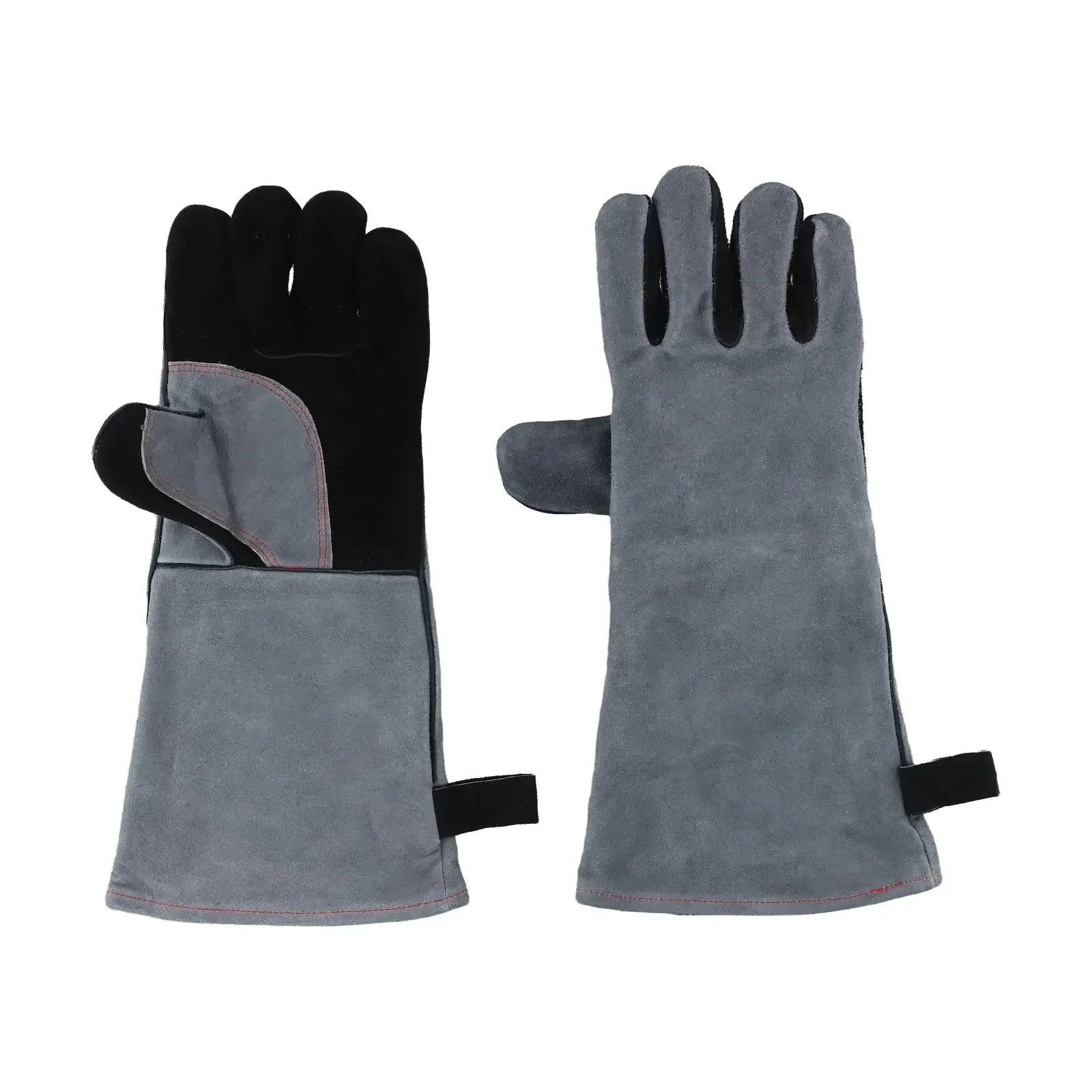 Heat Resistant Oven Gloves Baking Grill Insulated Leather Welding Forged Gloves For Welding Metal Protective Gloves