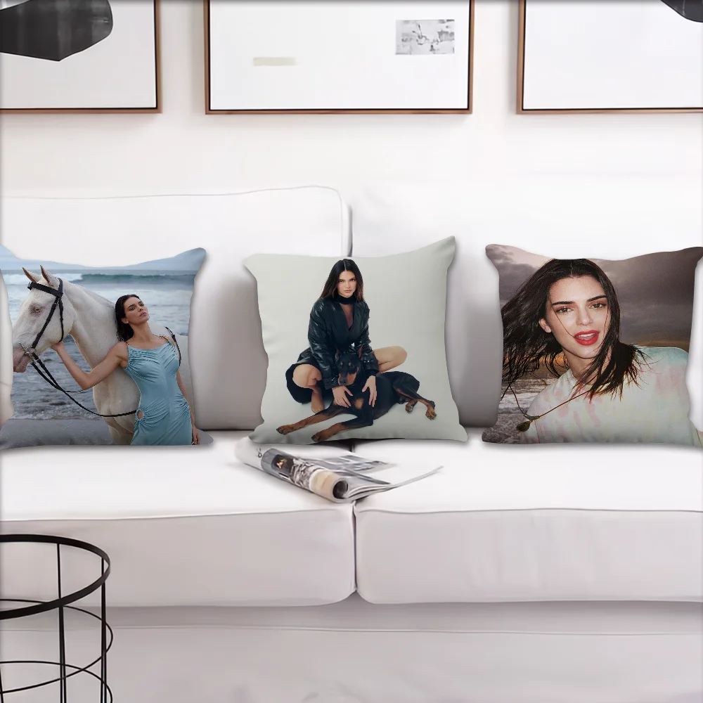 American K-Kendall J-Jenner Model cushion Sofa Living Room Bedroom Headboard Backrest Cushion Square Cushion Nap Time Pillow Cas