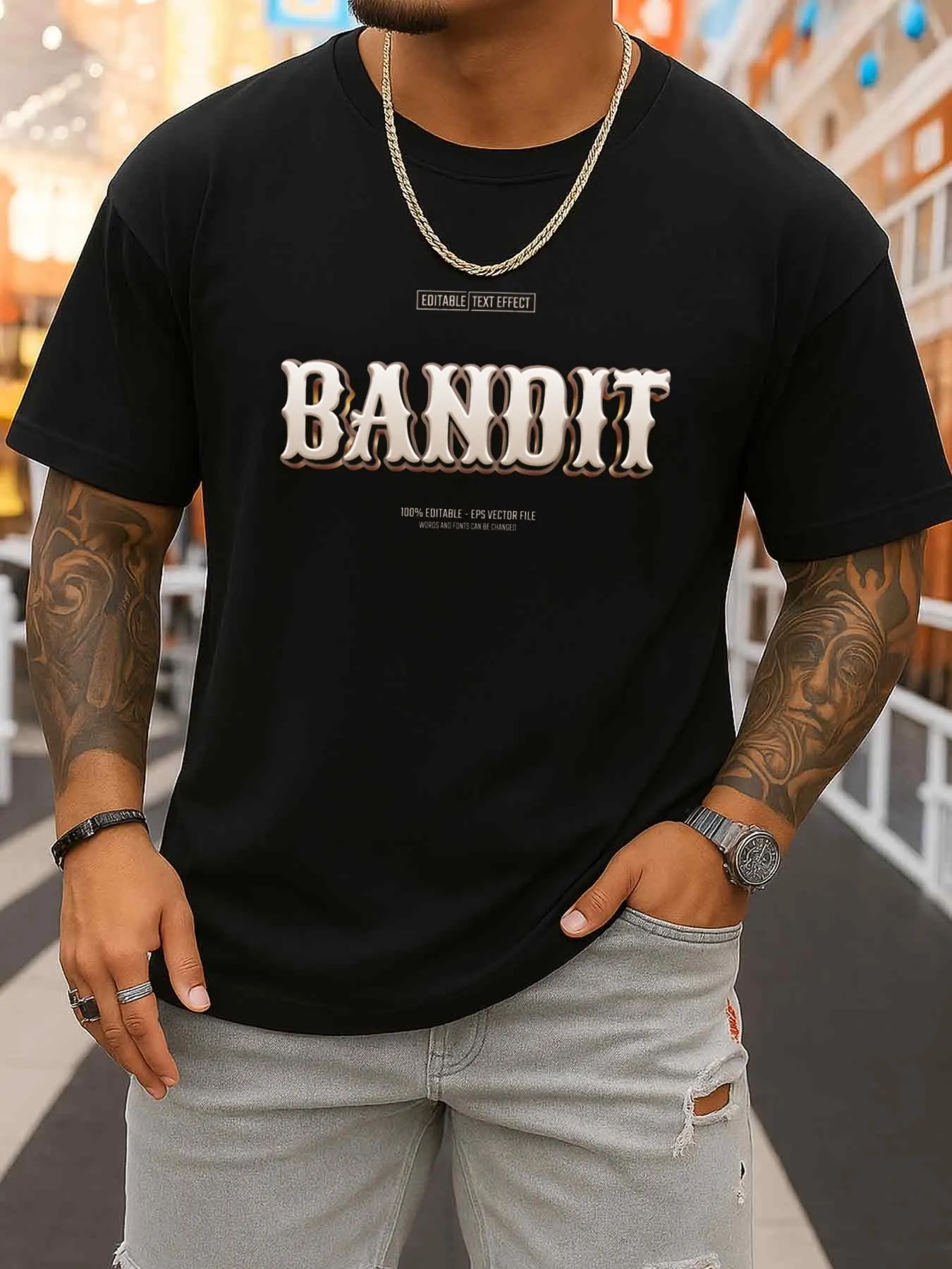 Men's T-Shirt with a Thief Graphic, Comfort Colors Black Limited Edition, Fun for Everyday and Weekend Wear, Suitable for All Seasons, Summer Wear, Retro Style, Comfortable Fit, Casual Sportswear, Ideal as a Father's Day Gift