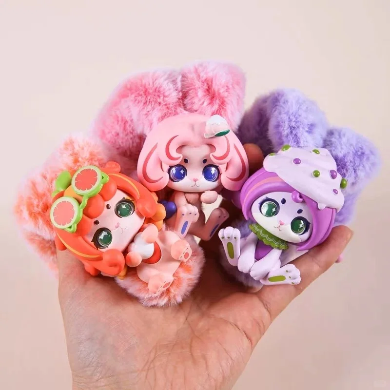 

Genuine Cappuccino Rabbit Fruit Milk Series Blind Box Cute Plush Dolls Gifts For Girls Trendy Toy Figurines And Ornaments Glue