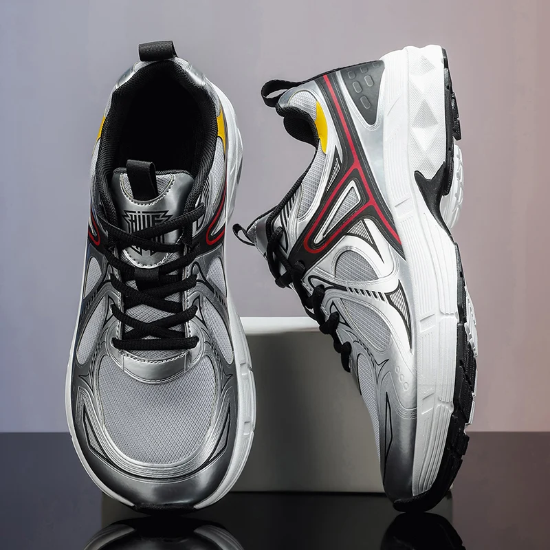 

Мужские модные кроссовки, дышащая удобная легкая прогулочная обувь, повседневная спортивная обувь для бега, тенниса, тренажерного зала для мужчин