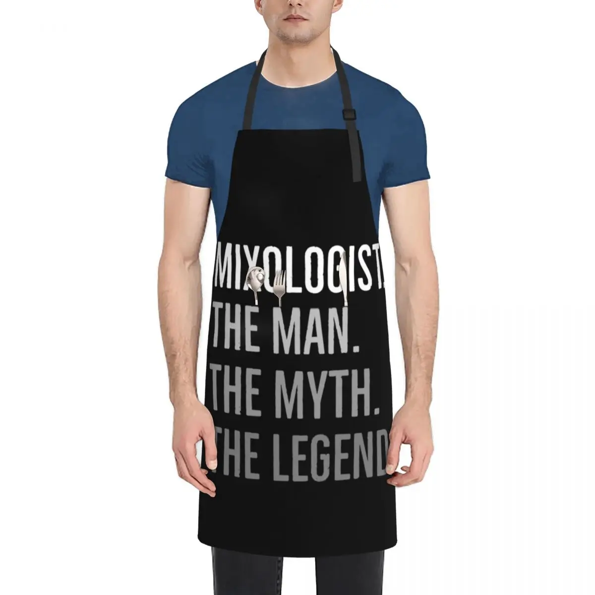 

Mixologist The Man The Myth The Legend Bartender Gift Apron beauty master Women's Dress Hairdressing Apron