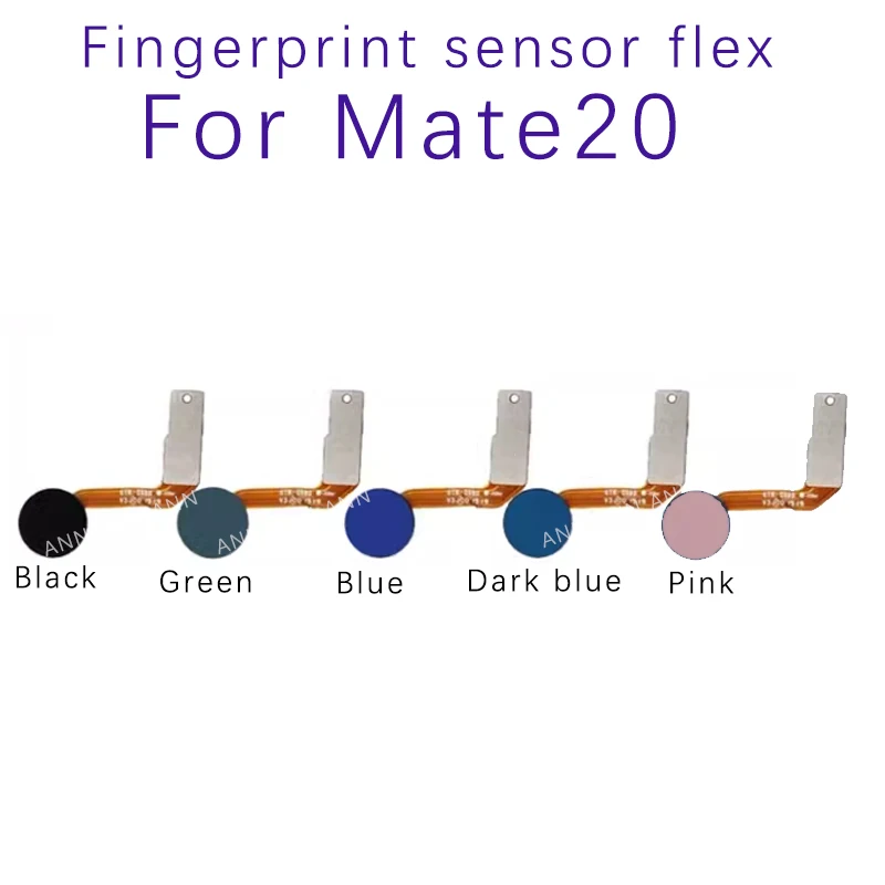 Original Back Home Button Key Connection Touch ID Scanner Fingerprint Sensor Flex Cable Ribbon For Huawei Mate 20