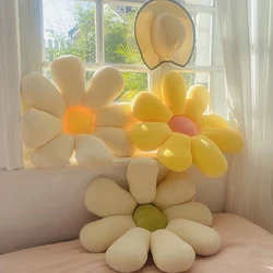 6 estilos de almohadas de girasol, cojines de Margarita pequeña, pétalos de flores, lindos regalos de cumpleaños, decoraciones para el hogar de 40cm, suministros de oficina para dormitorio