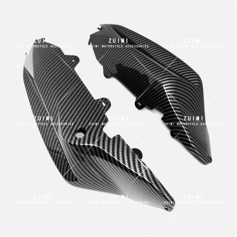 Suitable for 2012-2016 Kawasaki Ninja 650 ER6F ER6N carbon fiber patterned rear spoiler fairing shell board