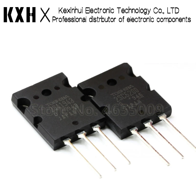 5PCS 2SC5200 TO-3P C5200 2SA1943 A1943 TO-3PL 2SA1943 A1943